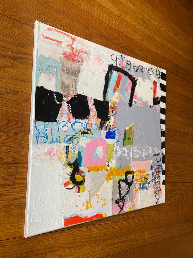 Original Street Art Abstract Collage by Sarah Trundle