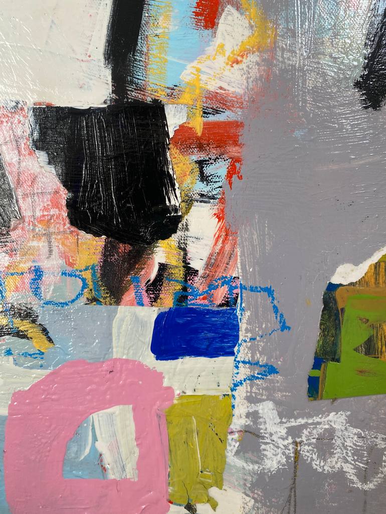 Original Street Art Abstract Collage by Sarah Trundle