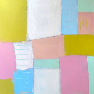 Original Geometric Abstract Paintings by Sarah Trundle