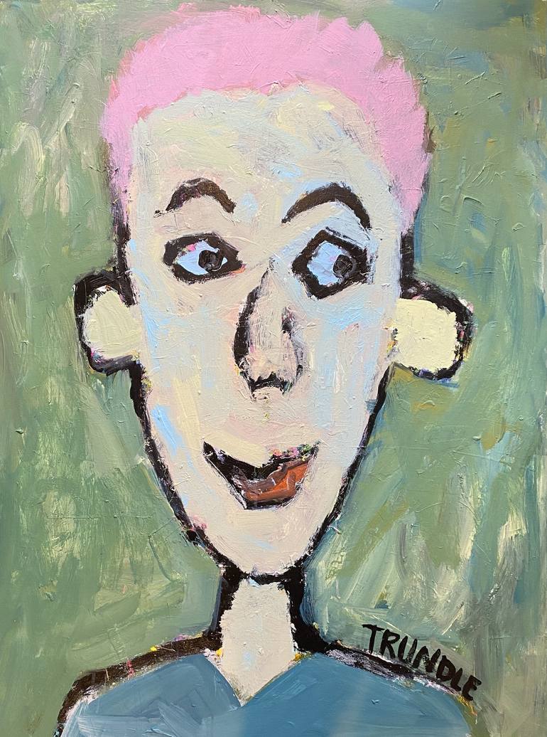 Original Abstract People Paintings by Sarah Trundle