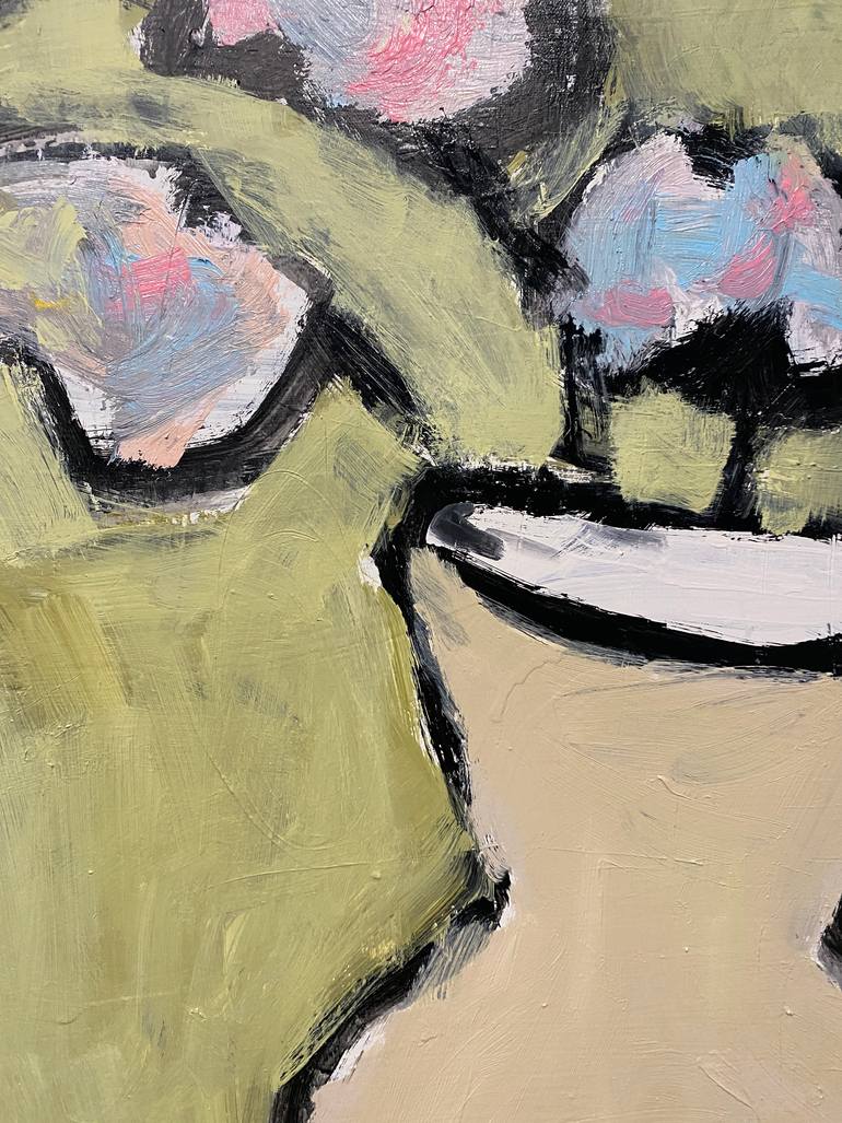 Original Abstract Floral Painting by Sarah Trundle