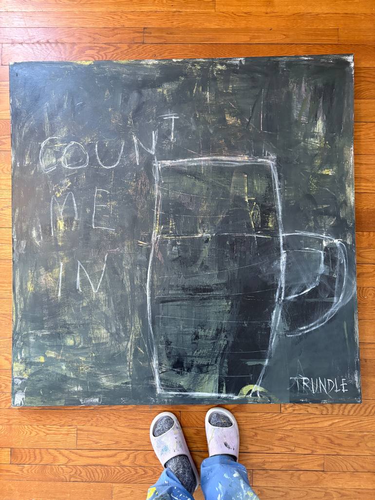 Original Modernism Abstract Painting by Sarah Trundle