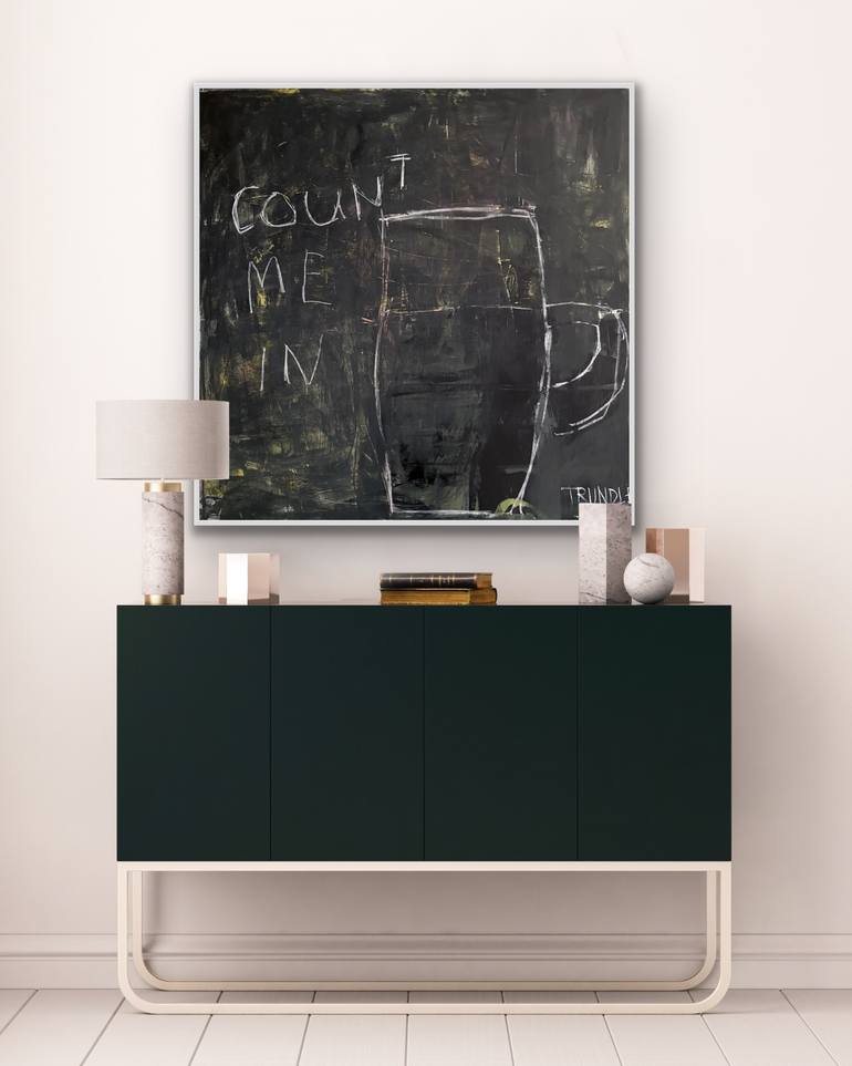 Original Modernism Abstract Painting by Sarah Trundle