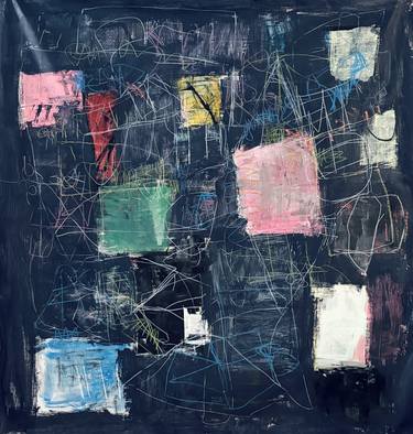 Original Abstract Expressionism Abstract Painting by Sarah Trundle