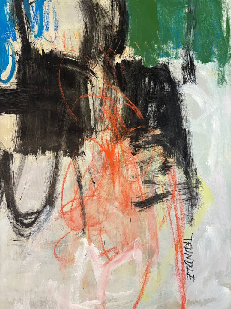 Original Abstract Expressionism Abstract Painting by Sarah Trundle