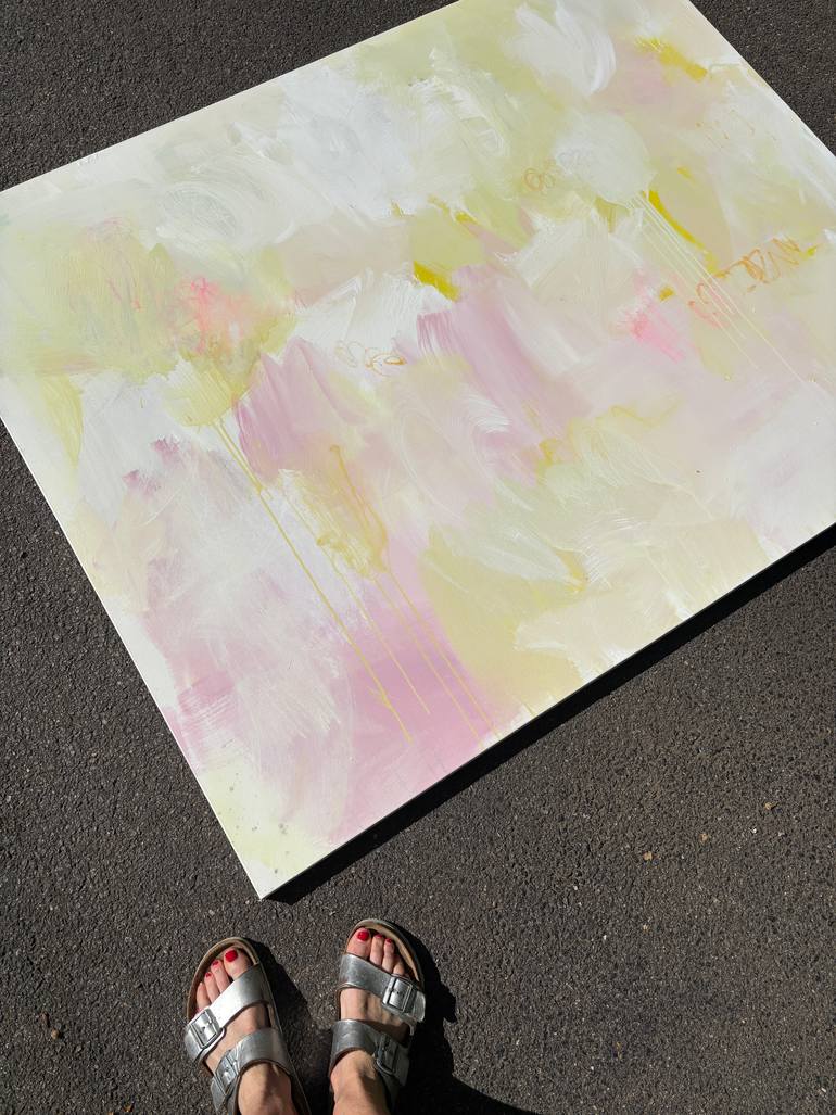Original Abstract Expressionism Abstract Painting by Sarah Trundle