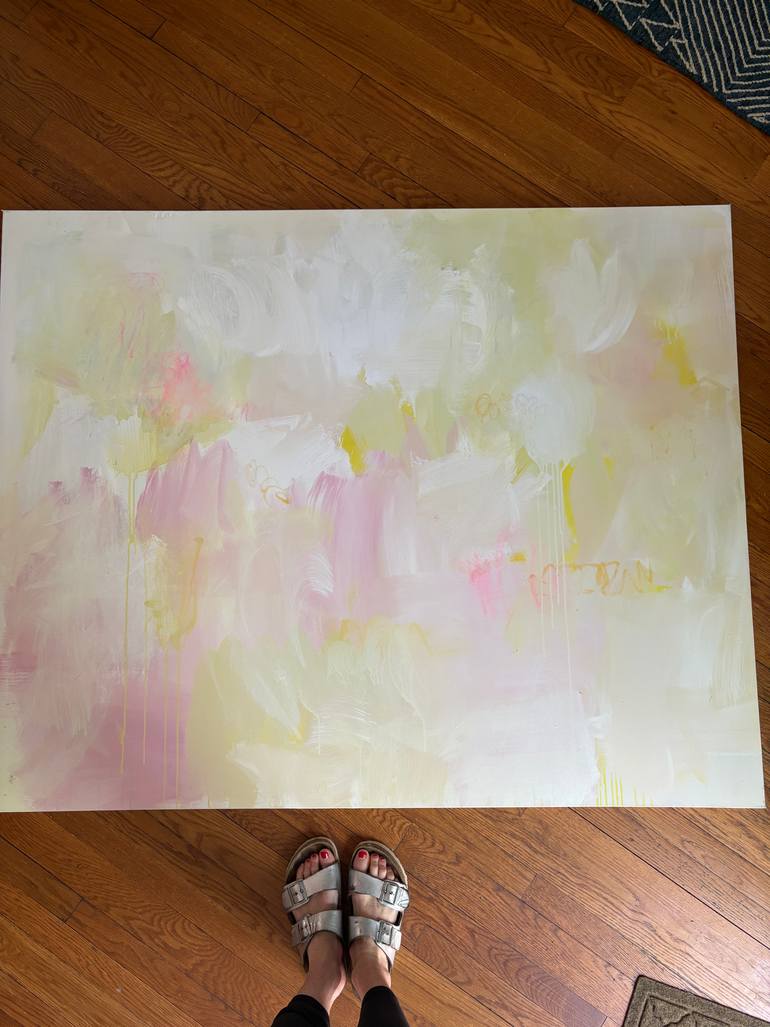 Original Abstract Expressionism Abstract Painting by Sarah Trundle