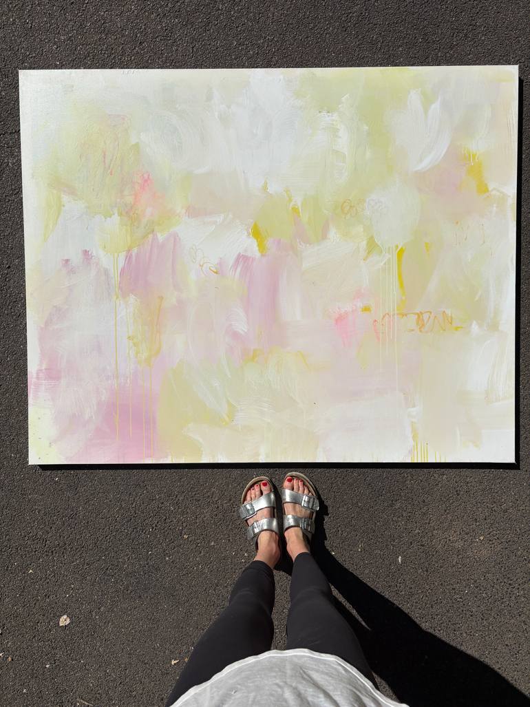 Original Abstract Expressionism Abstract Painting by Sarah Trundle