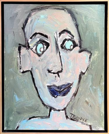 Original Abstract People Painting by Sarah Trundle