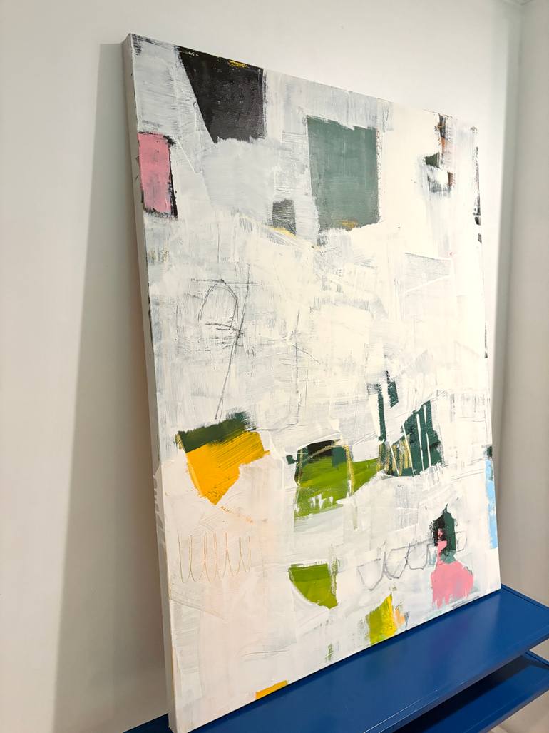 Original Abstract Expressionism Abstract Painting by Sarah Trundle