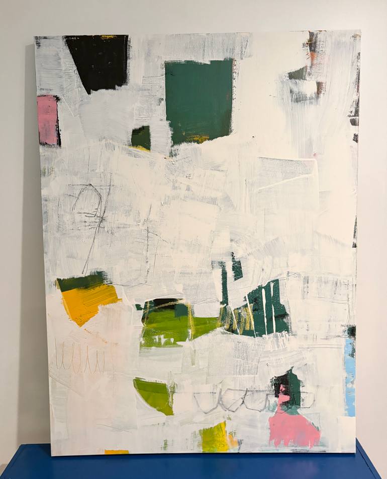Original Abstract Expressionism Abstract Painting by Sarah Trundle