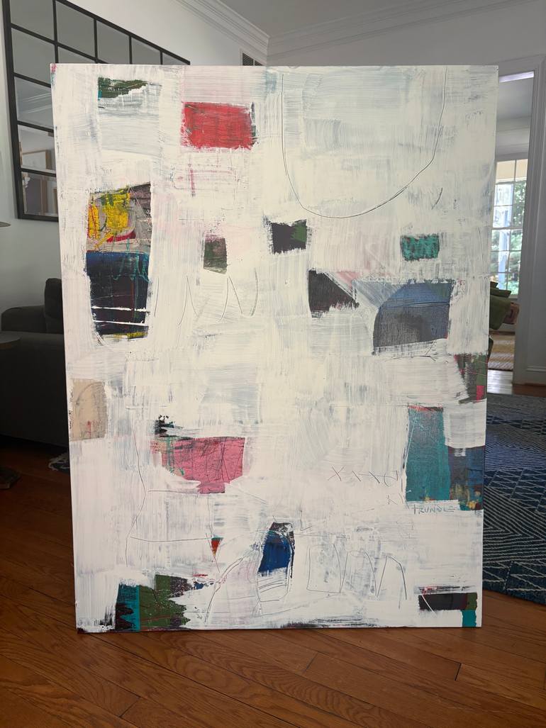 Original Abstract Expressionism Abstract Painting by Sarah Trundle