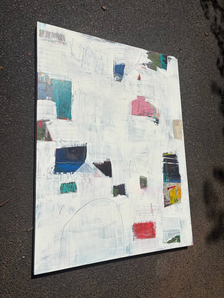 Original Abstract Expressionism Abstract Painting by Sarah Trundle