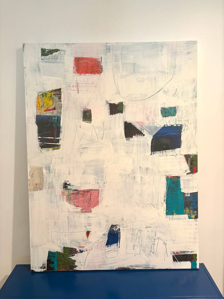 Original Abstract Expressionism Abstract Painting by Sarah Trundle
