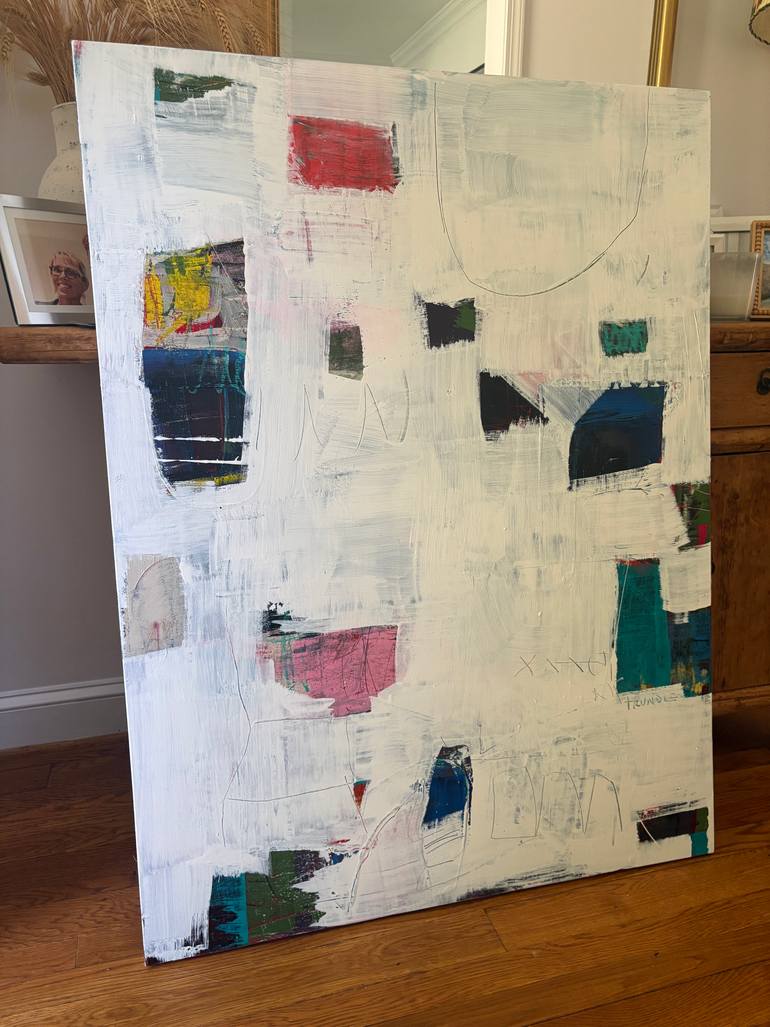 Original Abstract Expressionism Abstract Painting by Sarah Trundle