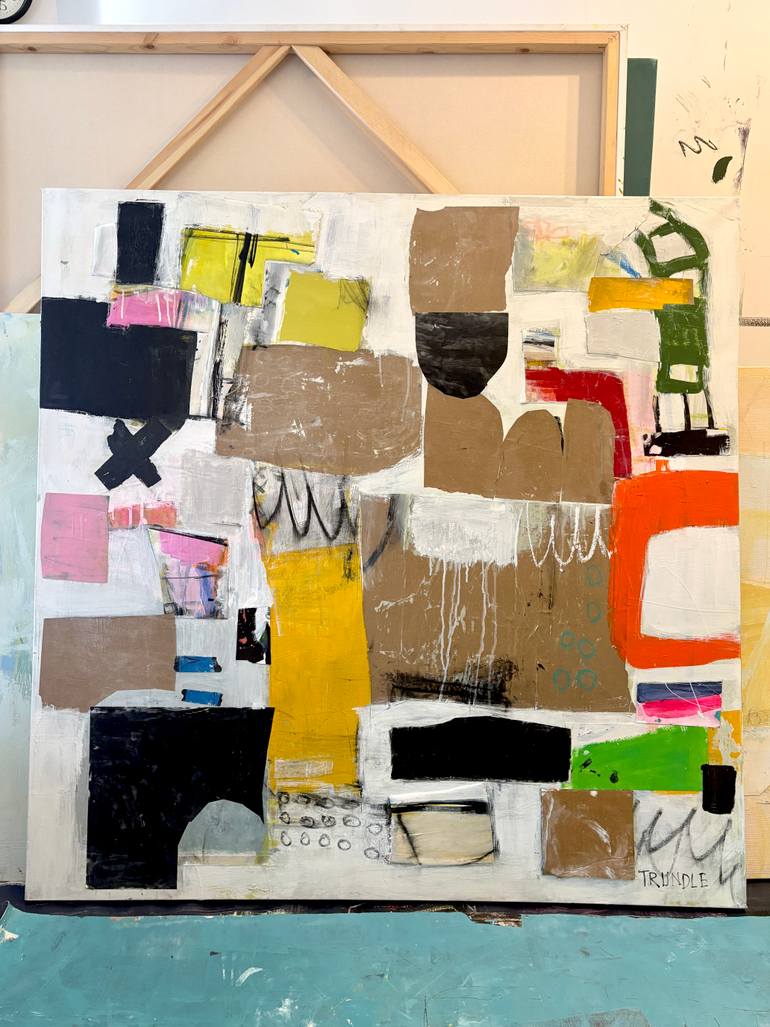 Original Abstract Mixed Media by Sarah Trundle