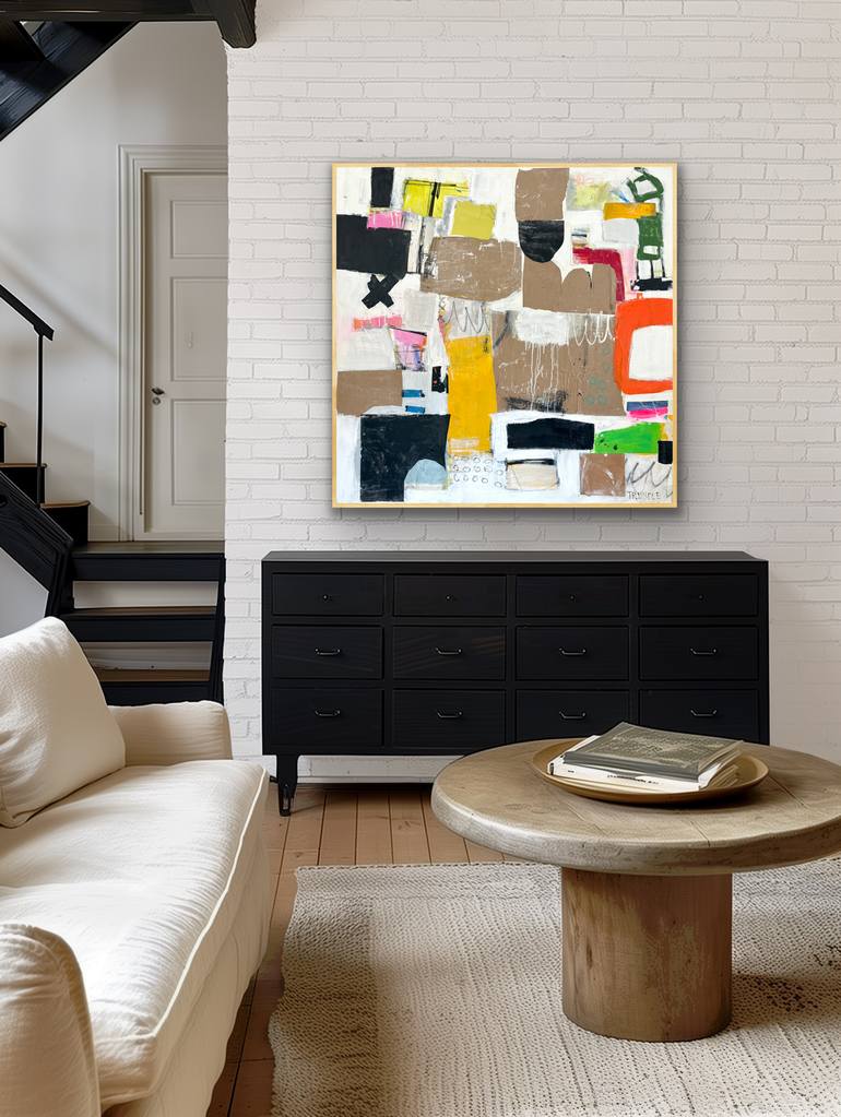 Original Abstract Mixed Media by Sarah Trundle