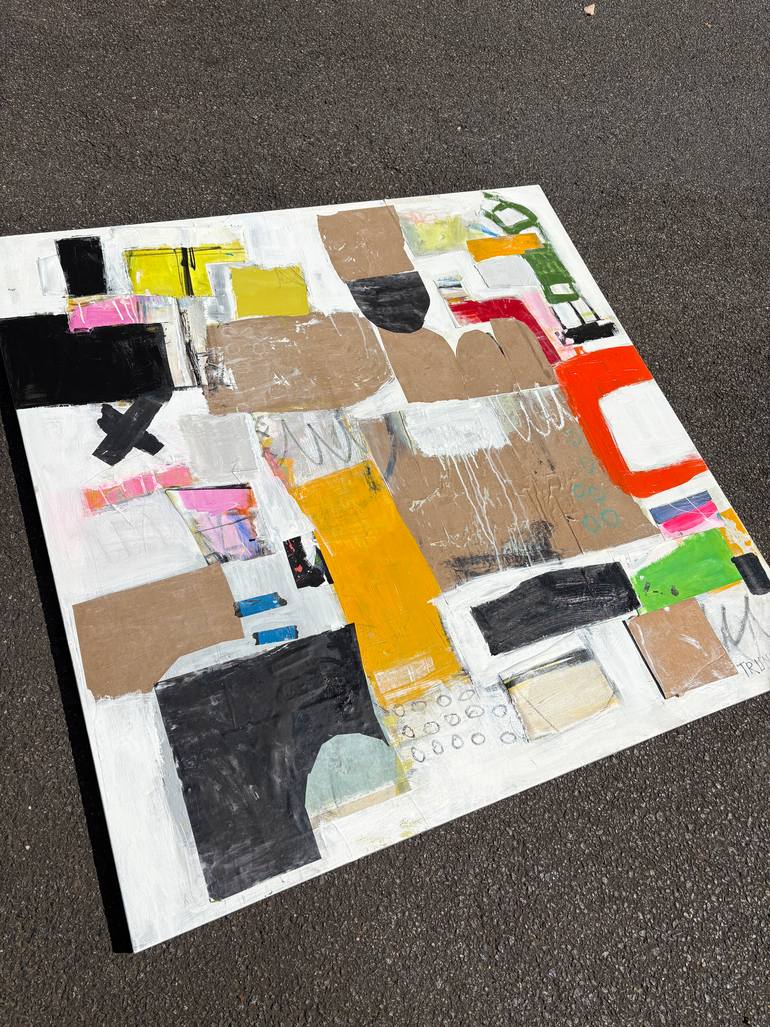 Original Abstract Mixed Media by Sarah Trundle