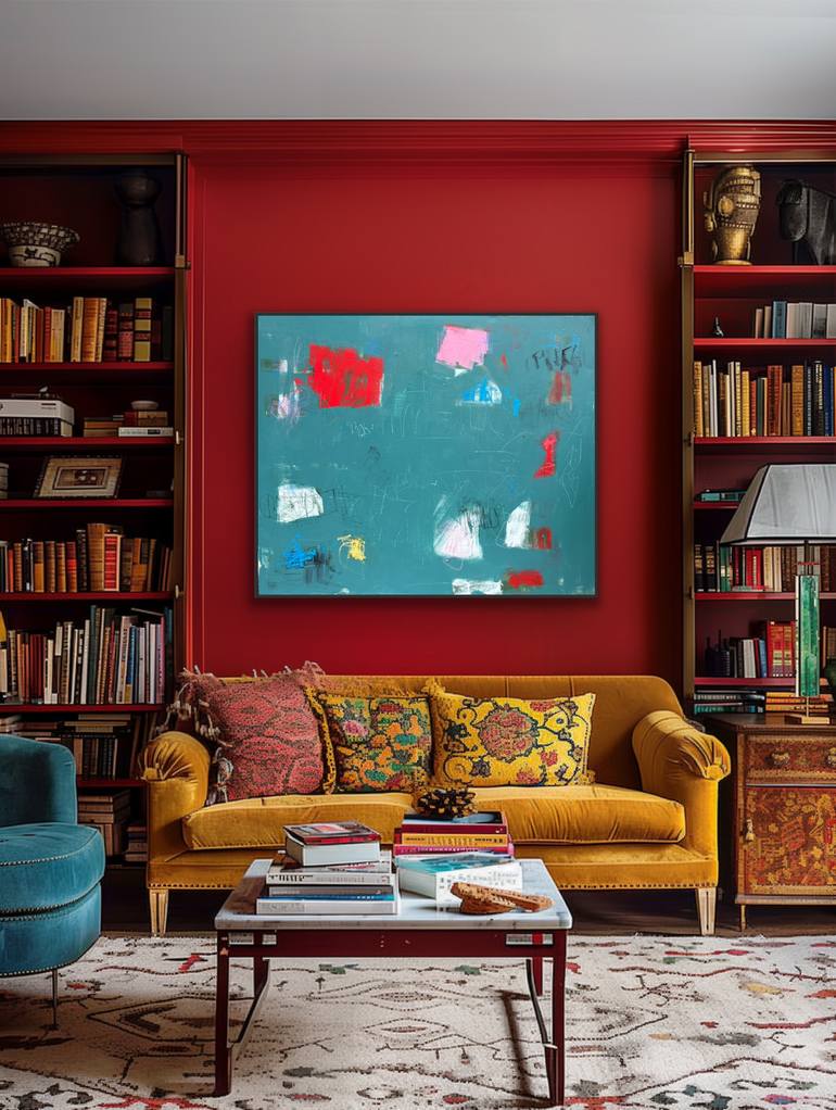 Original Abstract Painting by Sarah Trundle