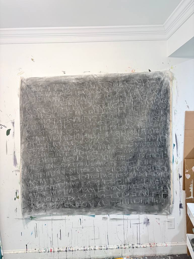 Original Abstract Expressionism Abstract Painting by Sarah Trundle