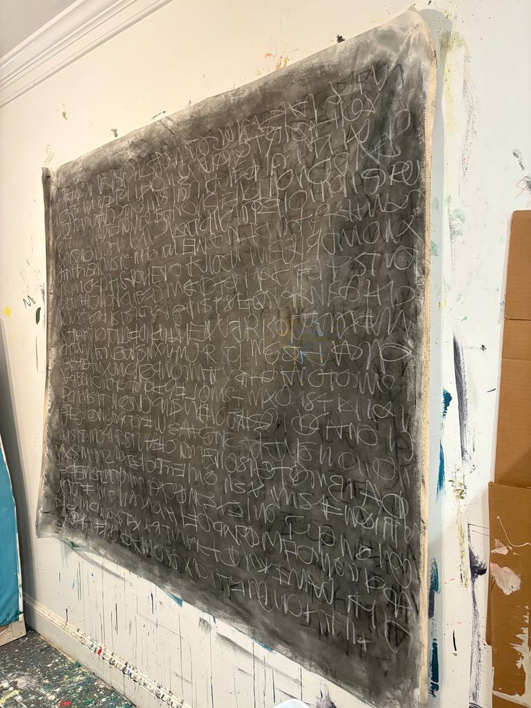 Original Abstract Expressionism Abstract Painting by Sarah Trundle