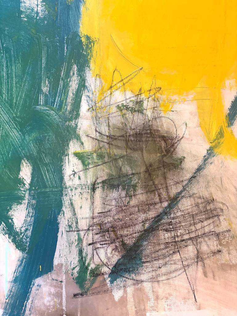 Original Abstract Expressionism Abstract Painting by Sarah Trundle