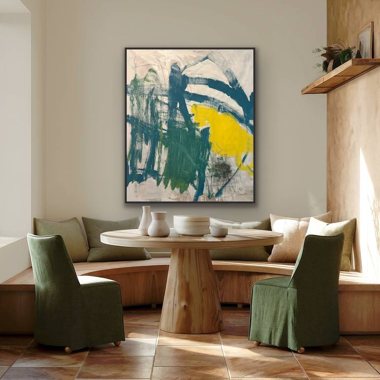Original Abstract Expressionism Abstract Painting by Sarah Trundle