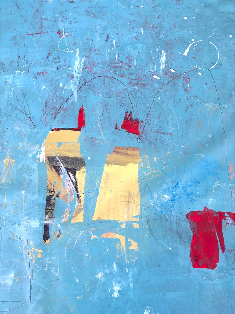 Original Abstract Expressionism Abstract Painting by Sarah Trundle