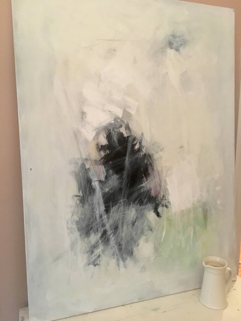 Original Abstract Expressionism Abstract Painting by Sarah Trundle