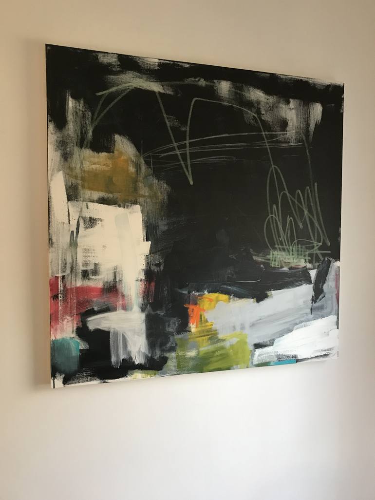 Original Abstract Expressionism Abstract Painting by Sarah Trundle