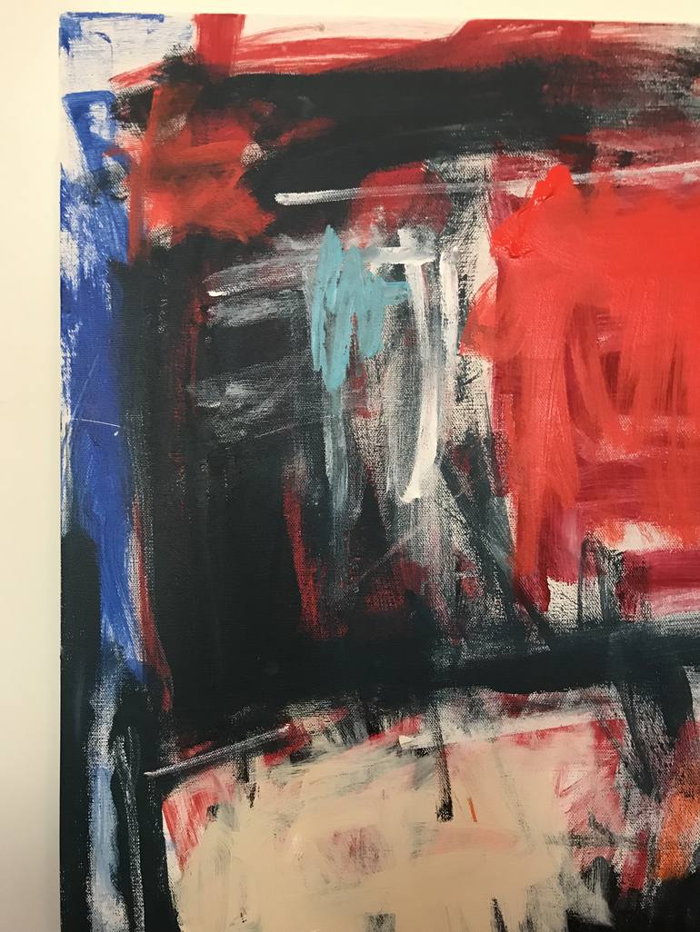 Original Abstract Expressionism Abstract Painting by Sarah Trundle