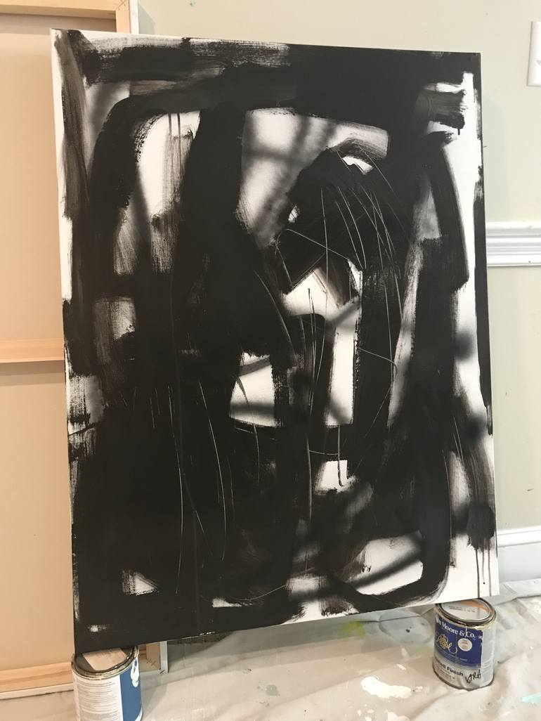 Original Minimalism Abstract Painting by Sarah Trundle