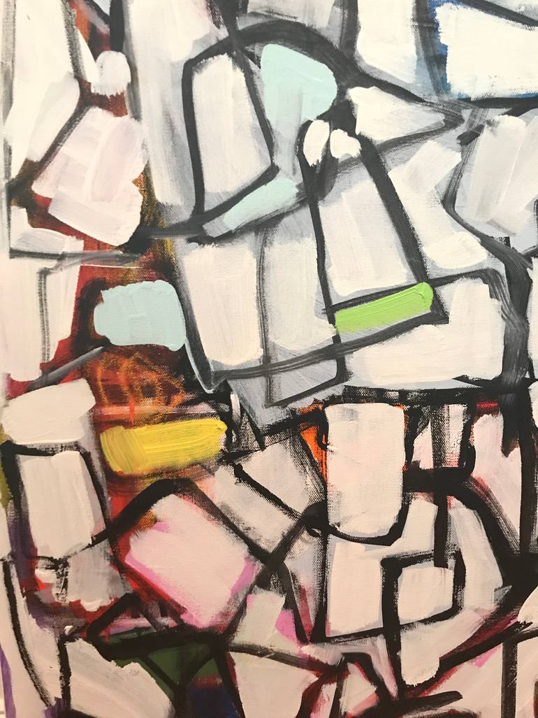Original Abstract Expressionism Abstract Painting by Sarah Trundle