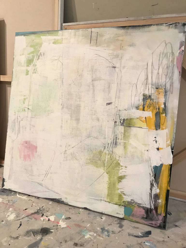 Original Abstract Expressionism Abstract Painting by Sarah Trundle