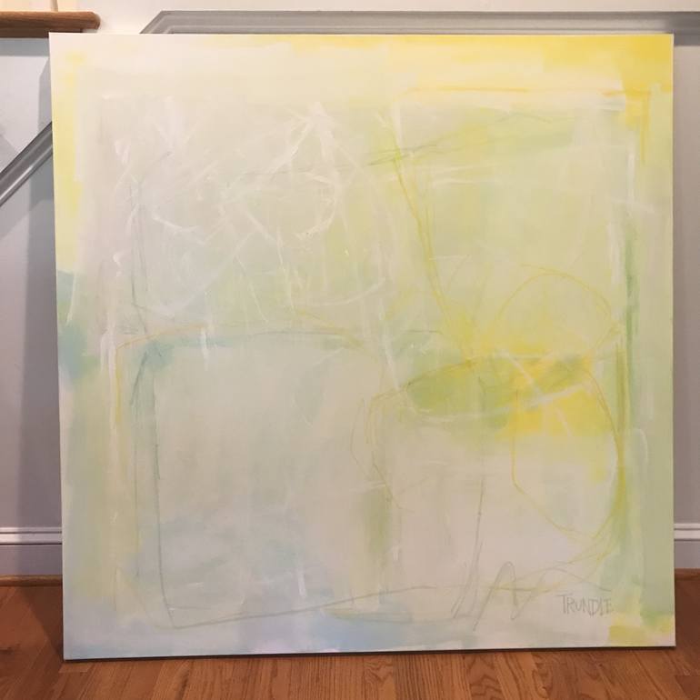 Original Abstract Expressionism Abstract Painting by Sarah Trundle