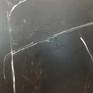 layers of acrylic paints build a rich, slightly textured background onto which lines and marks are made in white chalk, and erased, and redrawn. The final, un-erased, white lines cover remnants of old, erased, marks. edges painted grey, back wired (in horizontal orientation), ready to hang. please see additional images as this is a difficult painting to photograph.