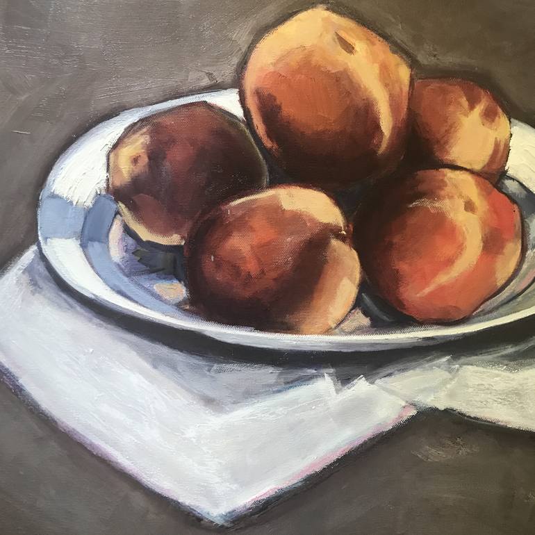 Original Abstract Food Painting by Sarah Trundle