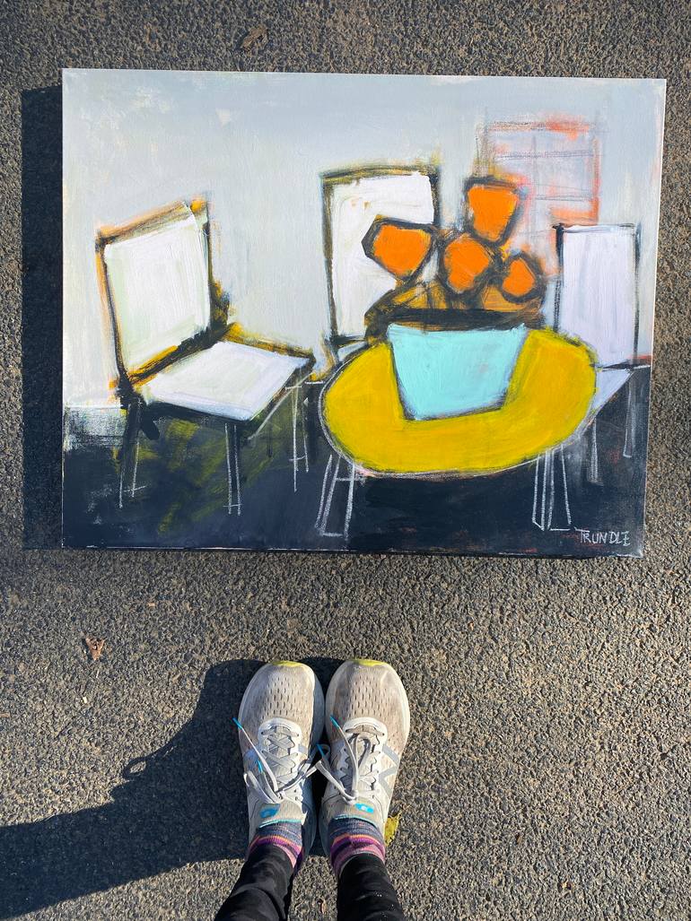 Original Abstract Still Life Painting by Sarah Trundle