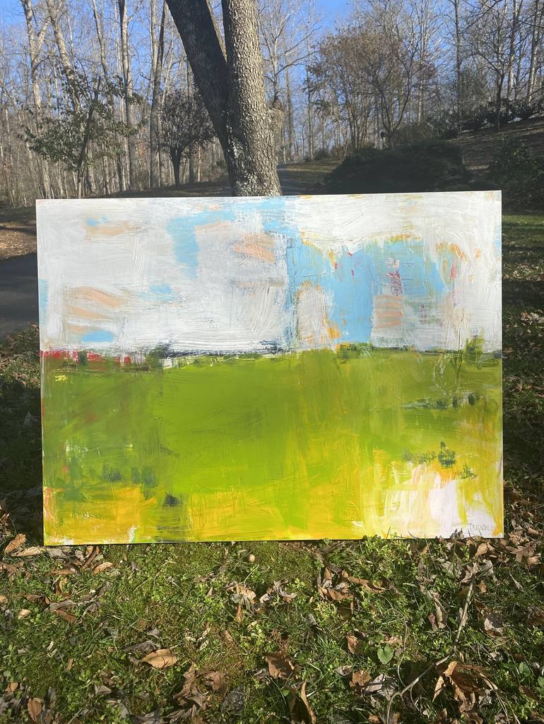 Original Abstract Landscape Painting by Sarah Trundle