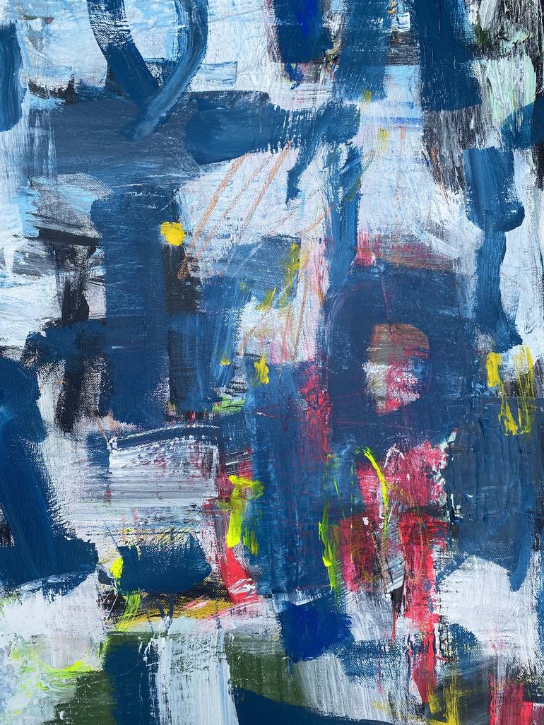Original Abstract Expressionism Abstract Painting by Sarah Trundle