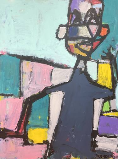 Original Abstract People Paintings by Sarah Trundle