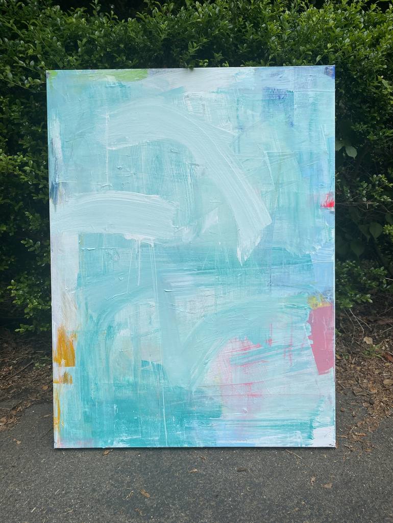 Original Abstract Expressionism Abstract Painting by Sarah Trundle