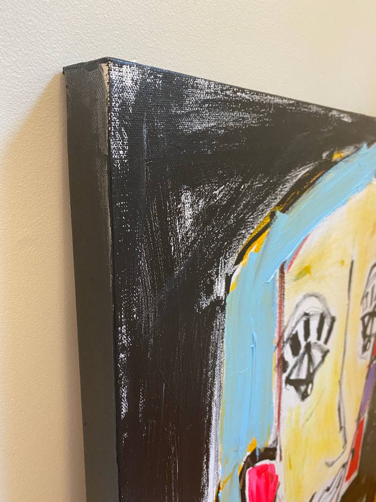 Original Abstract People Painting by Sarah Trundle