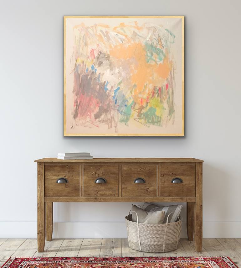 Original Abstract Expressionism Abstract Painting by Sarah Trundle
