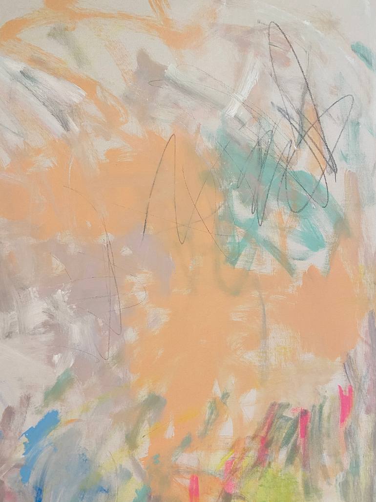 Original Abstract Expressionism Abstract Painting by Sarah Trundle