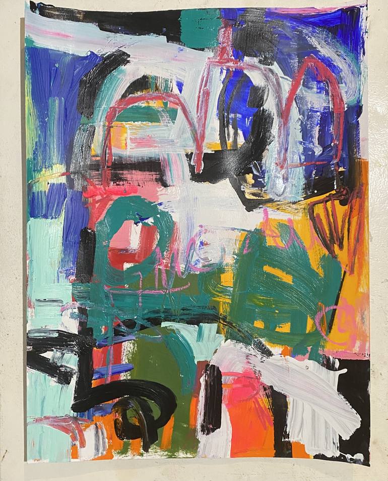 Original Abstract Painting by Sarah Trundle