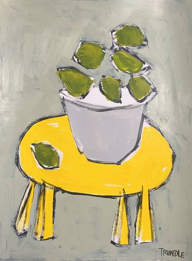Limes on Yellow Table, II thumb