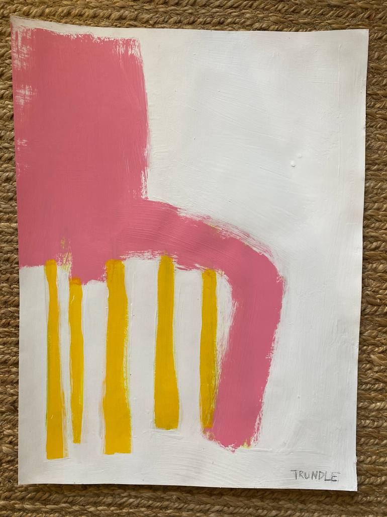 Original Abstract Expressionism Abstract Painting by Sarah Trundle