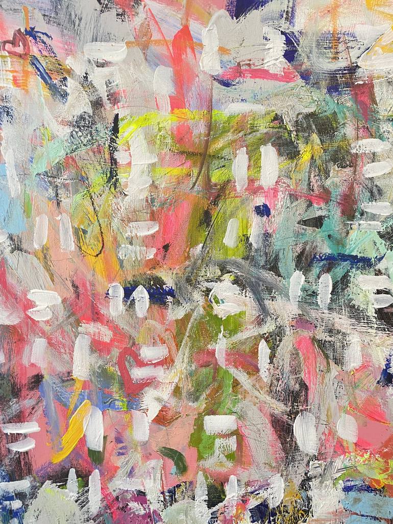 Original Abstract Expressionism Abstract Painting by Sarah Trundle