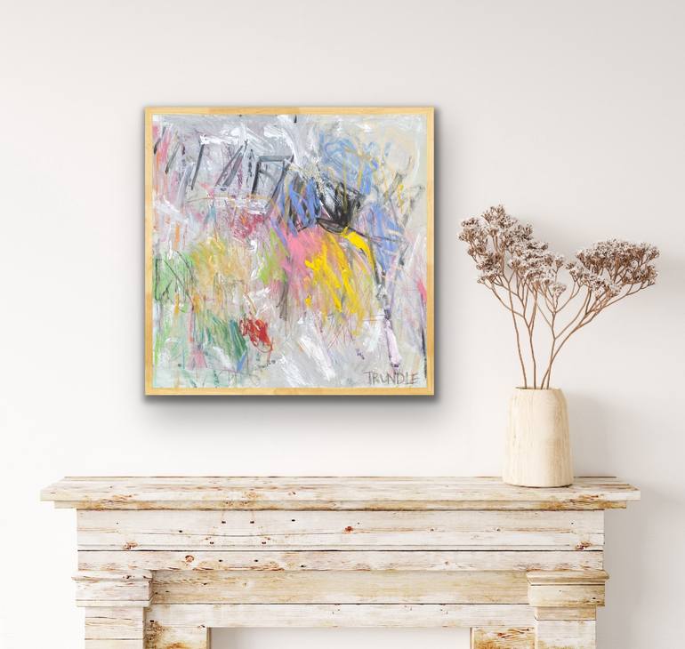 Original Abstract Expressionism Abstract Painting by Sarah Trundle